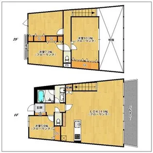アイランドシティ・インフィニガーデン【E902号室】の間取り
