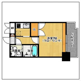 エステートモア西公園【13階】の間取り