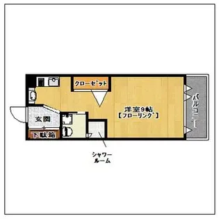 WellBrightKSU【401号室】の間取り