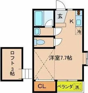 オラシオン笹原【2階】の間取り