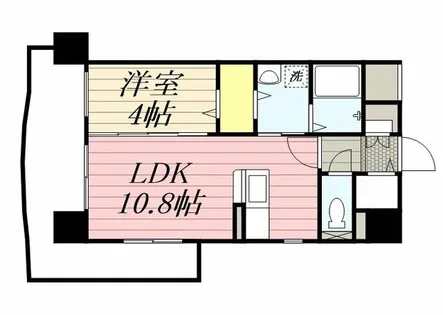 el coco 六ツ角【10階】の間取り