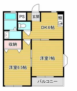 津之江パークハイツ【401号室】の間取り