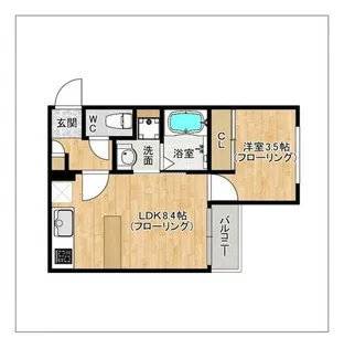 FIKA桜台【202号室】の間取り