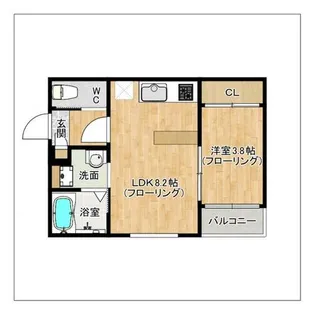 fika桜台【205号室】の間取り