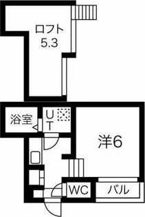 イデアーレ尼ケ坂【1階】の間取り