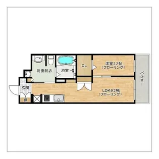 リベール博多駅前【12階】の間取り
