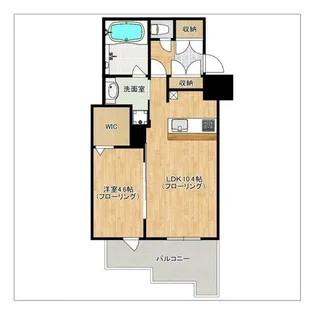 エンクレスト天神TERRACE【10階】の間取り