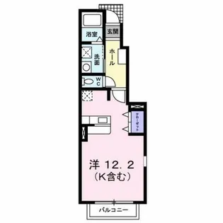 ソレアード朽網Ⅰ【1階】の間取り