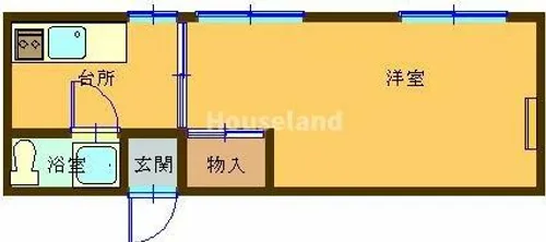 興里鈴丸ビル【4階】の間取り