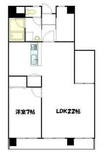 東山ハイツ【4階】の間取り