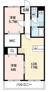 ワンズホーム北野【3階】の間取り