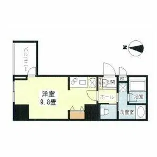 セントラル堺東【301号室】の間取り