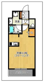 エンクレスト博多駅南SHARE【5階】の間取り