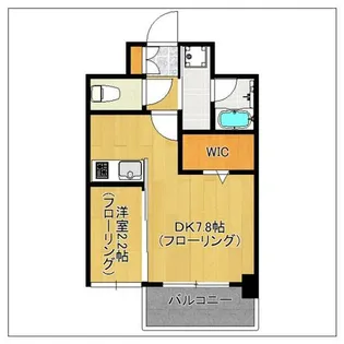 エンクレスト博多THETIME【14階】の間取り