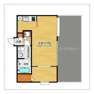 ローズモントフレア舞鶴【12階】の間取り