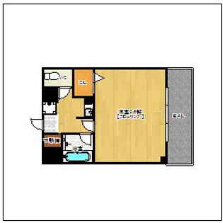 ドミールグリーンベル【C102号室】の間取り