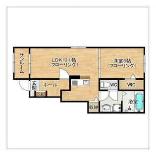 東風レジデンス【A104号室】の間取り