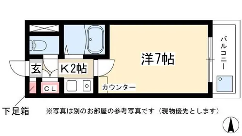 メゾン・ド・セティエーヌ【302号室】の間取り