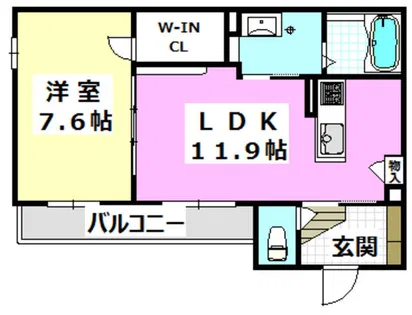 スカイポリス【2階】の間取り