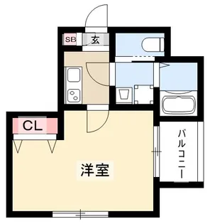 W HOUSE【303号室】の間取り