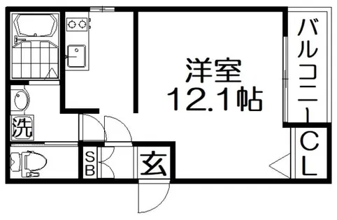 ALEGRIA寝屋川平池町【1階】の間取り