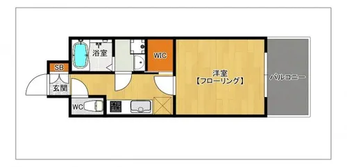 Rupieレジデンス赤坂南【3階】の間取り