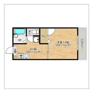 パンプキンハウス【B101号室】の間取り