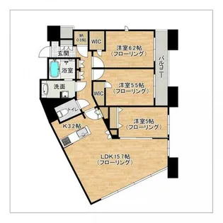 I TOWER【3階】の間取り