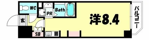 SDグランツ神戸駅前【6階】の間取り