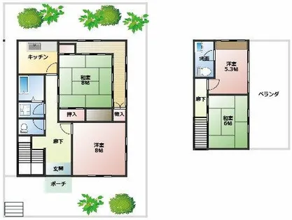 愛知県春日井市藤山台9丁目【一戸建】の間取り
