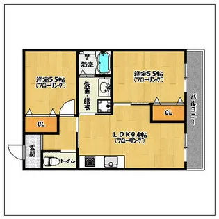 坂口ビル【5階】の間取り