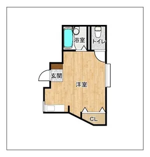 小山田コーポB【7号室】の間取り