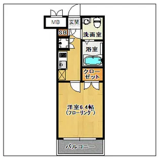 サヴォイレジェンド【803号室】の間取り
