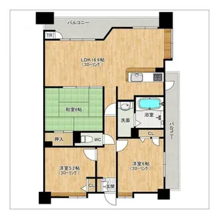 サンリヤン薬院【9階】の間取り