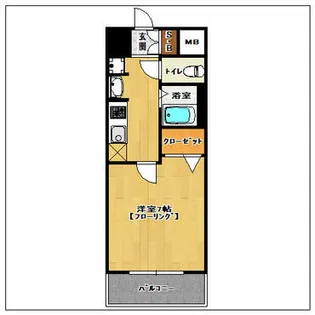 エステムコート博多祇園ツインタワーセカンドステージ【14階】の間取り