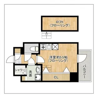 MODERN PALAZZO 博多vicino【2階】の間取り