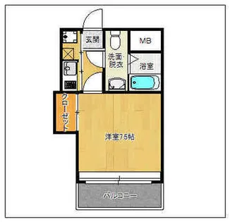 エステートモア高宮通り【7階】の間取り