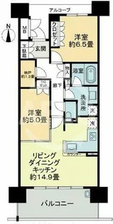 ジオ新町【9階】の間取り