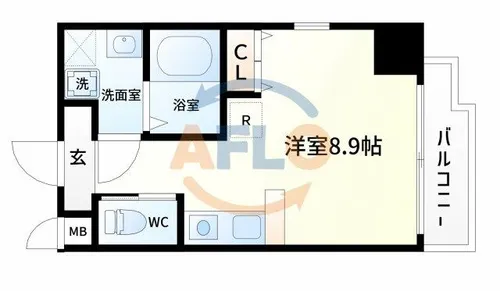 ボナールIZUMI【6階】の間取り