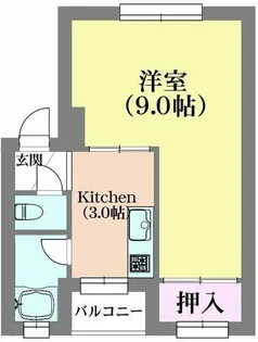 マンション平和【1階】の間取り