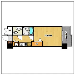 メゾンドヴィレ大濠【3階】の間取り