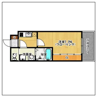 サヴォイテンジンクォーター【12階】の間取り