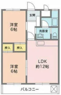 テネメント西田【3階】の間取り