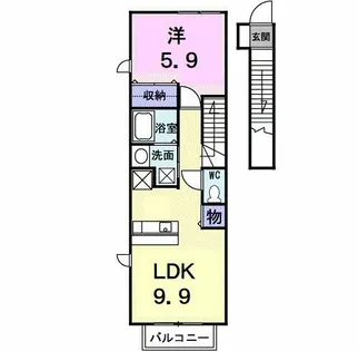 ドリーム・パレス【2階】の間取り