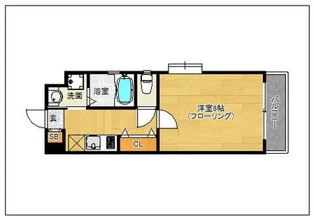 グレースパーク【501号室】の間取り