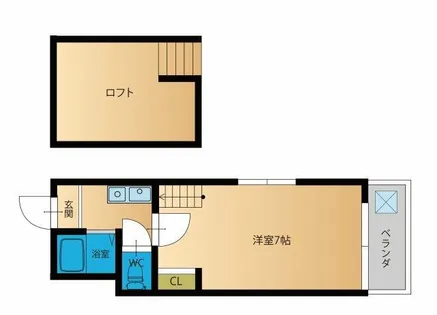 マキシム博多駅前Ⅱ【108号室】の間取り