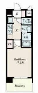 オーキッドレジデンス塚本【10階】の間取り