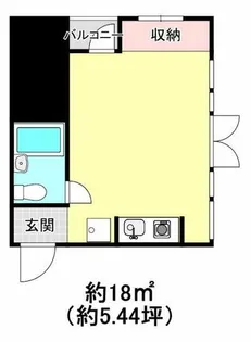 シティコープホリエ【2階】の間取り