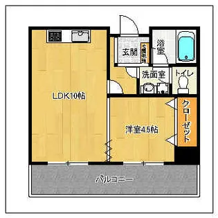 クリエイト西公園【304号室】の間取り