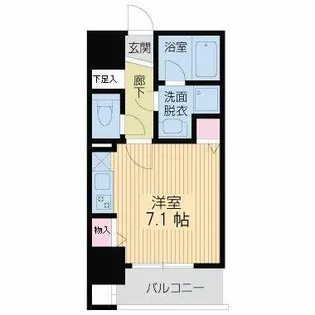レジデンス本町【12階】の間取り